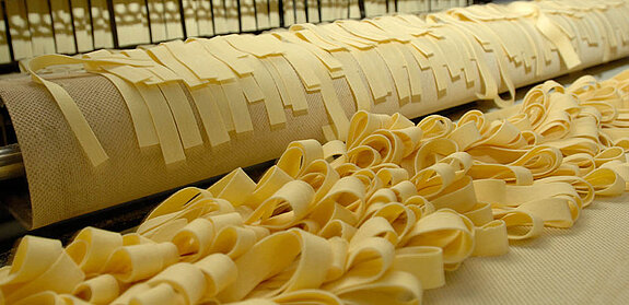 Link zur Seite "Wie werden Nudeln gemacht" Nudelwalze